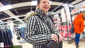 18 year old girl Nicole Ray showing off her tits and twat on golf course